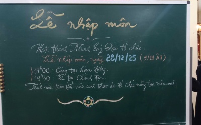 Lễ nhập môn 2025
